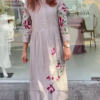43-2.png Elegant Grey Floral Embroidered Long Kurti