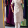 Elegant Pink Embroidered Cotton Kurta Set with Dupatta