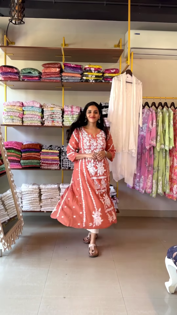 Raspberry Pink Embroidered Kurta Set