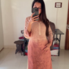 Peach Ombre Chikankari Kurta Set – Elegant & Graceful