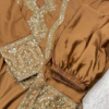Royal Blue Heavy Embroidered Silk Suit