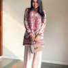 62-2.png Blush Pink Floral Printed Co-ord Set