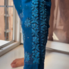 Royal Blue Hand-Embroidered Chikankari Suit – Exquisite Floral Elegance
