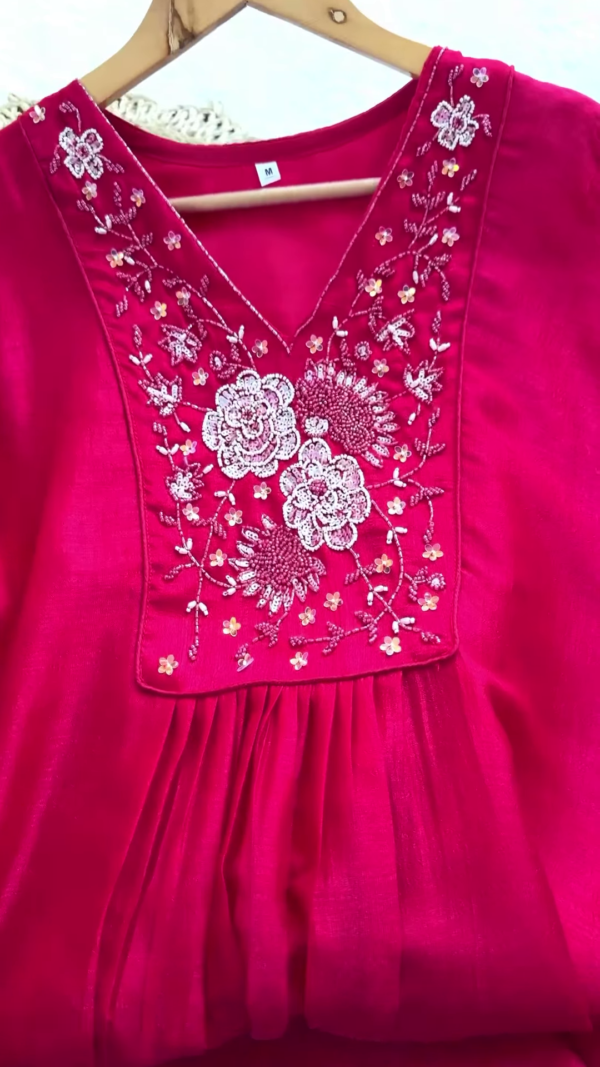 66-3.png Radiant Rose Pink Embroidered Suit – A Timeless Ethnic Masterpiece