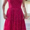7007-2.png Wine Radiance: Bandhani Print Georgette Anarkali Gown