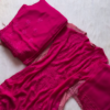 Vintage Onion Pink: Restocked Chikankari Viscose Kurti Set