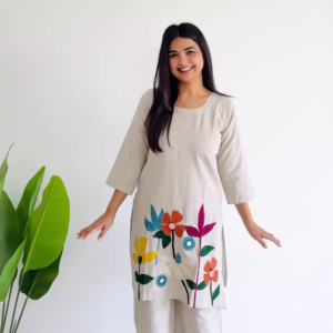 7028-1.png Lilac Whimsy: Tiered Garden-Stripe Midi Dress