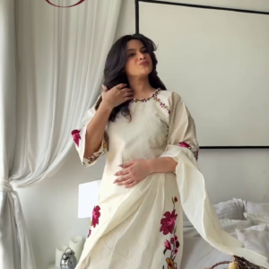 7030-1.png Whimsical Bloom: Embroidered Chanderi Silk Suit Set