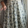 Orchid Grace: Floral Printed Cotton Alia-Cut Kurta Set