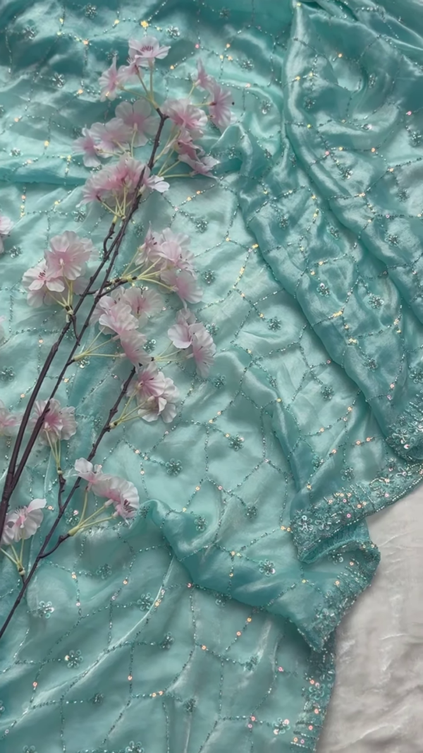 Ethereal Sheer Embroidered Dupatta Collection
