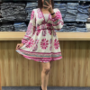 Bohemian Chic Floral Print Mini Dress