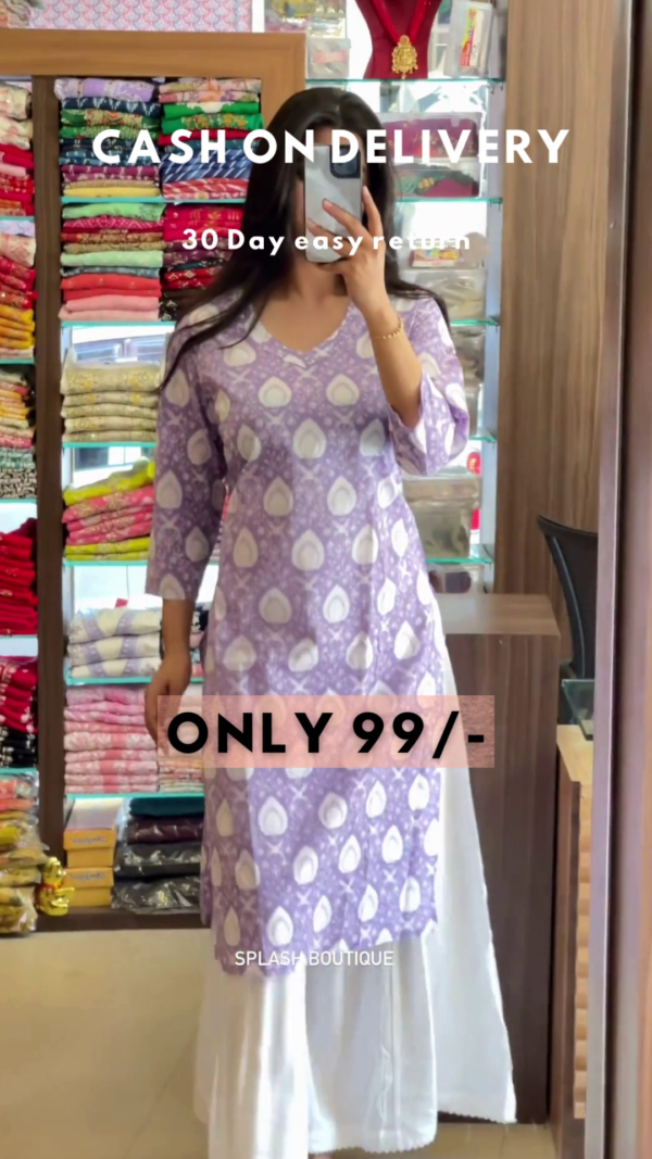 8002-3.png Citrus Bloom: Embroidered Lime Green Kurti & Palazzo Set