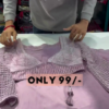 Lilac Enchantment: Heavily Embellished Designer Lehenga Choli Set