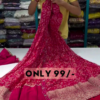 8006-2.png Fuchsia Royalty: Embroidered Floral Anarkali & Lehenga Set
