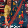 8014-2.png Teal Blossom: Floral Printed Alia-Cut Anarkali Kurta Set