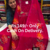 Magenta Bloom: Floral Printed Alia-Cut Anarkali Kurta Set