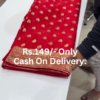 8016-2.png Crimson Heritage: Woven Banarasi Silk Festive Saree