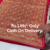 8016-3.png Crimson Heritage: Woven Banarasi Silk Festive Saree