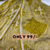 Olive Bloom: Angrakha-Style Printed Anarkali Kurta & Trouser Set