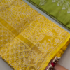 Sunshine Elegance Chikankari Embroidered Fabric
