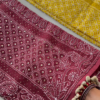 Sunshine Elegance Chikankari Embroidered Fabric
