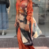 91-3.png Elegant Floral Printed Satin Co-ord Set