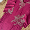 Elegant Wine Embroidered Kurta Set