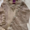 Opulent Gold Embroidered Chanderi Suit Set